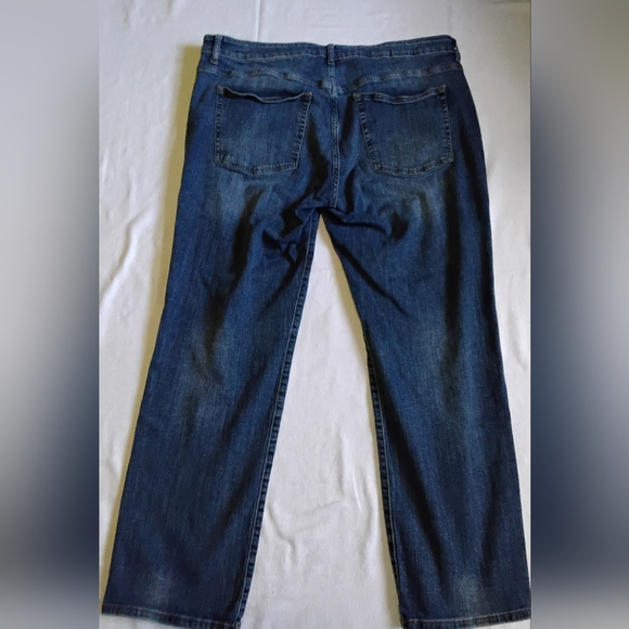 WARP + WEFT Mens ORD Chicago Straight Leg Denim Jeans Wash Blue Sz 38x32 - Picture 2 of 5